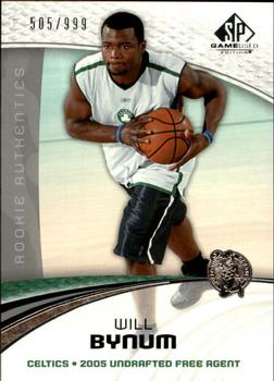 2005-06 SP Game Used #130 Will Bynum Front