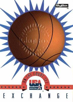 1994 SkyBox USA - On the Court Redemption #NNO On the Court Set Exchange Card Front