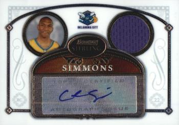 2006-07 Bowman Sterling #99 Cedric Simmons Front