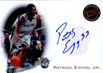 2008 Press Pass - Signings Bronze #PPS-PE Patrick Ewing Jr. Front