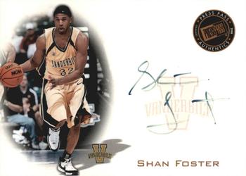 2008 Press Pass - Signings Bronze #PPS-SF Shan Foster Front