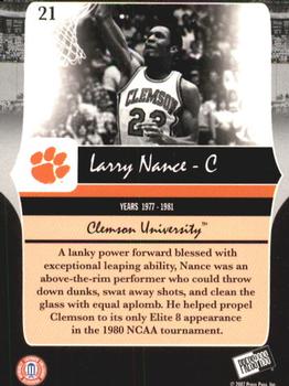 2006-07 Press Pass Legends #21 Larry Nance Back