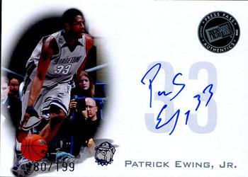 2008 Press Pass - Signings Silver #PPS-PE Patrick Ewing Jr. Front