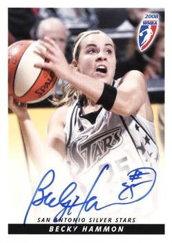 2008 Rittenhouse WNBA - Autographs #NNO Becky Hammon Front