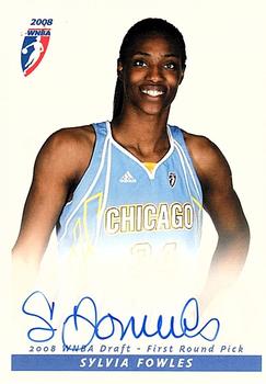 2008 Rittenhouse WNBA - Autographs #NNO Sylvia Fowles Front