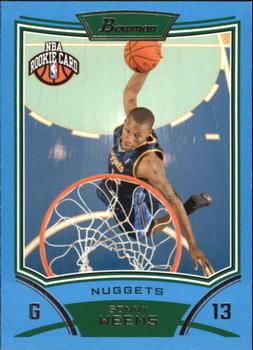 2008-09 Bowman - Blue #146 Sonny Weems Front