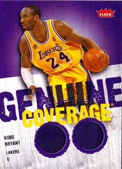 2008-09 Fleer - Genuine Coverage #GC-KB Kobe Bryant Front