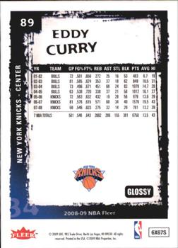 2008-09 Fleer - Glossy #89 Eddy Curry Back