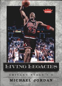 2008-09 Fleer - Living Legacies #LL-10 Michael Jordan Front