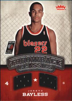 2008-09 Fleer - NBA Throwback Classics #NBA-JB Jerryd Bayless Front