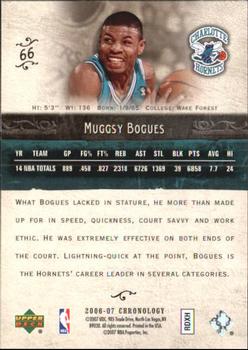 2006-07 Upper Deck Chronology #66 Muggsy Bogues Back