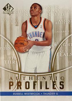 2008-09 SP Authentic - Profiles #AP-49 Russell Westbrook Front