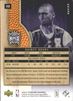 2006-07 Upper Deck Hardcourt #112 Quincy Douby Back