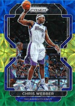 2021-22 Panini Prizm - Choice Blue Yellow and Green #263 Chris Webber Front