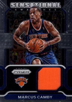 2021-22 Panini Prizm - Sensational Swatches #SW-MCB Marcus Camby Front