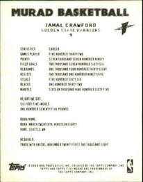 2008-09 Topps T-51 Murad - Mini #9 Jamal Crawford Back