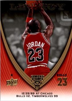 2008-09 Upper Deck Michael Jordan Legacy Collection #371 Michael Jordan - Game 371 Front