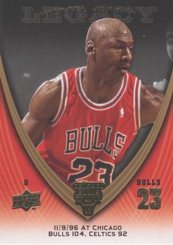2008-09 Upper Deck Michael Jordan Legacy Collection #772 Michael Jordan - Game 772 Front