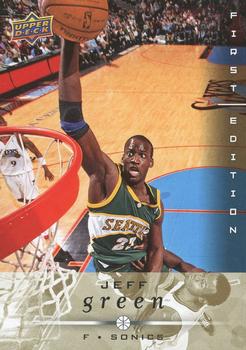 2008-09 Upper Deck First Edition - Gold #176 Jeff Green Front
