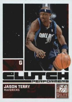 2009-10 Donruss Elite - Clutch Performers Red #3 Jason Terry Front