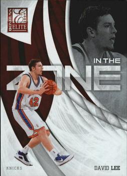2009-10 Donruss Elite - In the Zone Red #6 David Lee Front