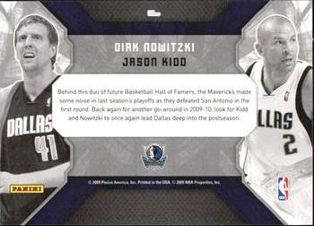 2009-10 Donruss Elite - Teamwork Combos #6 Dirk Nowitzki / Jason Kidd Back