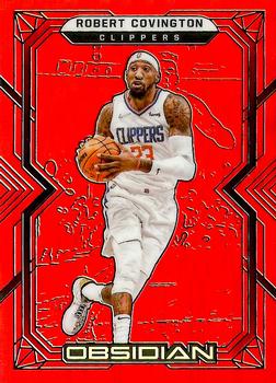 2021-22 Panini Obsidian - Electric Etch Red Flood #119 Robert Covington Front