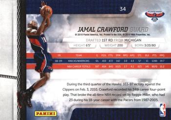 2009-10 Panini Absolute Memorabilia - Retail #34 Jamal Crawford Back