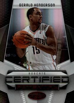 2009-10 Panini Certified - Potential Red #24 Gerald Henderson Front