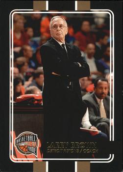 2010 Panini Hall of Fame - Black Border #98 Larry Brown Front