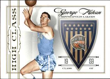 2010 Panini Hall of Fame - High Class #1 George Mikan Front