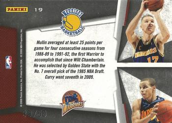 2009-10 Panini Playoff Contenders - Draft Tandems Black #19 Chris Mullin / Stephen Curry Back