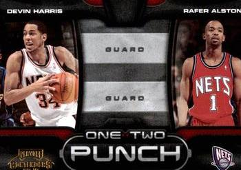 2009-10 Panini Playoff Contenders - One-Two Punch Gold #12 Devin Harris / Rafer Alston Front