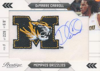 2009-10 Panini Prestige - NBA Draft Class Autographs Logos College #26 DeMarre Carroll Front