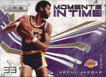 2009-10 Panini Rookies & Stars - Moments in Time Gold #12 Kareem Abdul-Jabbar Front