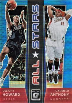 2021-22 Donruss Optic - All-Stars Blue #18 Carmelo Anthony / Dwight Howard Front