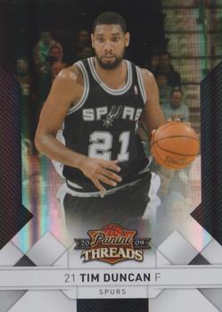 2009-10 Panini Threads - Century Proof Silver #11 Tim Duncan Front