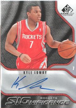2009-10 SP Game Used - SIGnificance #S-LO Kyle Lowry Front
