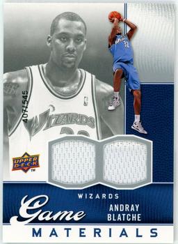 2009-10 Upper Deck - Game Materials #GJ-AB Andray Blatche Front