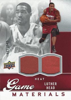 2009-10 Upper Deck - Game Materials #GJ-HE Luther Head Front