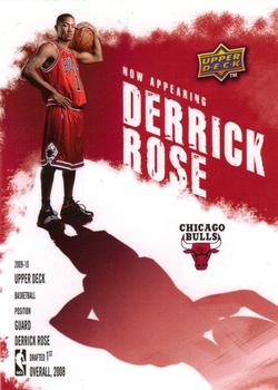 2009-10 Upper Deck - Now Appearing #NA-1 Derrick Rose Front