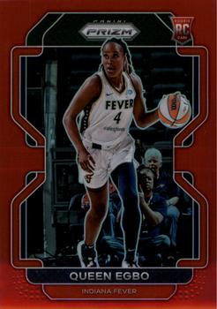 2022 Panini Prizm WNBA - Red #190 Queen Egbo Front