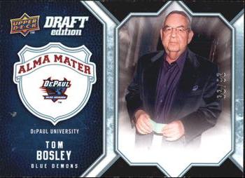 2009-10 Upper Deck Draft Edition - Alma Mater Blue #AM-BO Tom Bosley Front