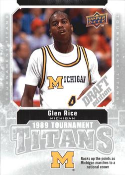 2009-10 Upper Deck Draft Edition - Tournament Titans #TT-GR Glen Rice Front