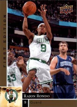 2009-10 Upper Deck First Edition - Gold #9 Rajon Rondo Front