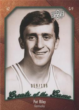 2009-10 Upper Deck Greats of the Game - SN199 #22 Pat Riley Front