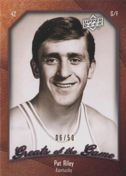 2009-10 Upper Deck Greats of the Game - SN50 #22 Pat Riley Front