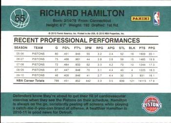 2010-11 Donruss #55 Richard Hamilton  Back