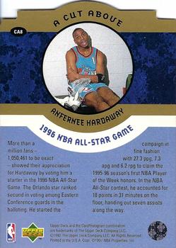 1996-97 Collector's Choice - A Cut Above: The Anfernee Hardaway Years #CA8 Anfernee Hardaway Back
