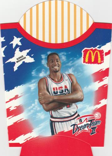 1994 McDonald's French Fries Holder Team USA - Dream Team 2 #NNO Alonzo Mourning Front